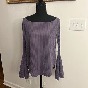Cloth & Stone Anthropologie Bell-Sleeved Top